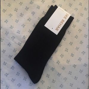 🔆SOLD🔆 IKE BEHAR BLACK STYLISH DRESS SOCKS/ 1 pair